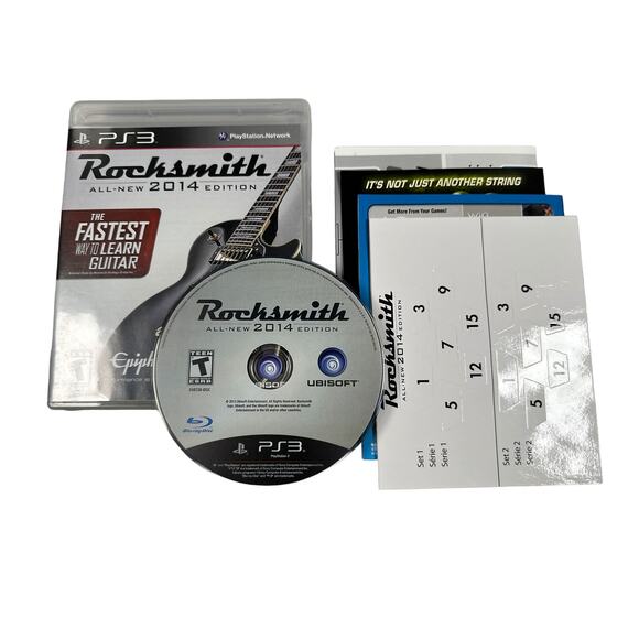 Rocksmith 2014 Edition (No Cable) PS3 PlayStation 3 - Complete CIB - Picture 1 of 6
